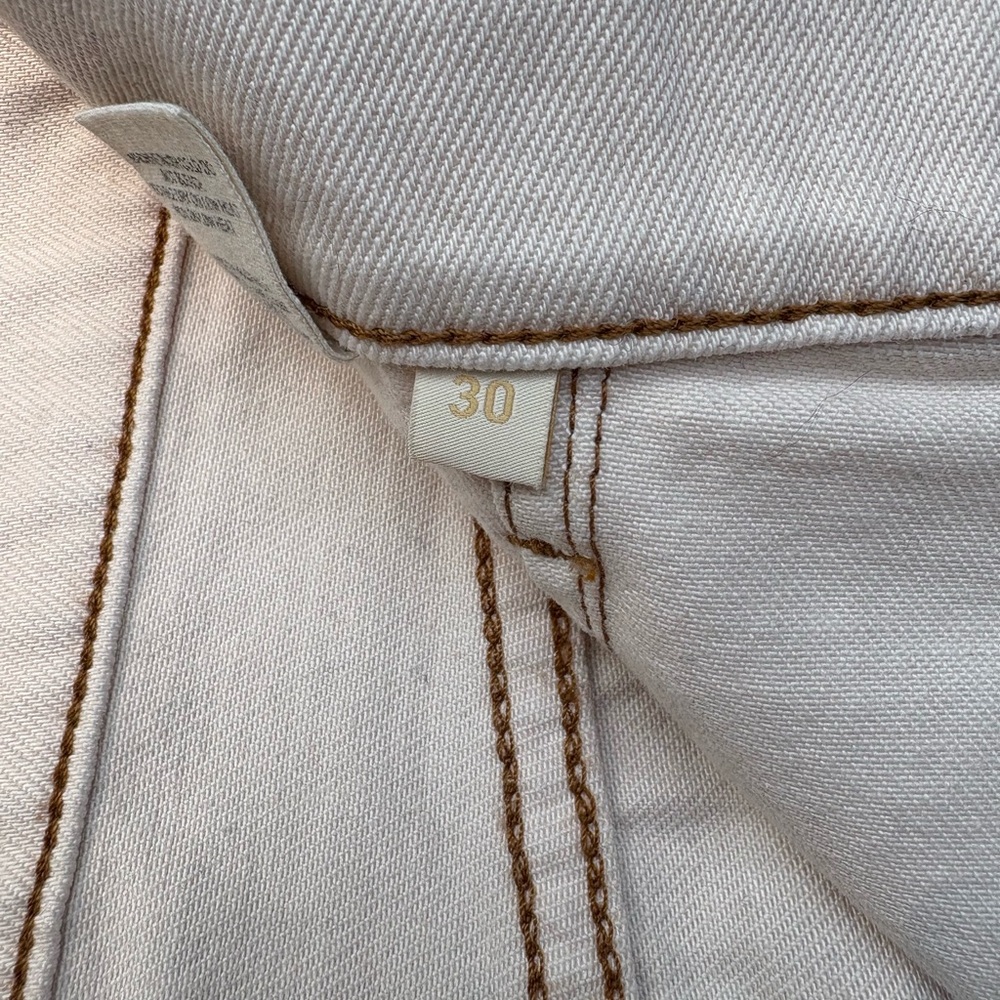 Ulla Johnson the Lou Flare Jeans in Cream - Picture 3 of 7